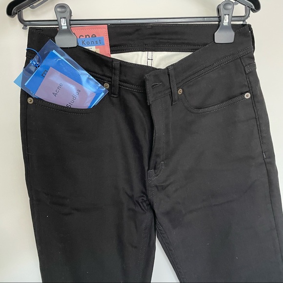 [NEW] Acne Studios SLIM FIT MENs JEANS PANTS // NORTH STAY BLACK (Size 30) - Picture 5 of 11